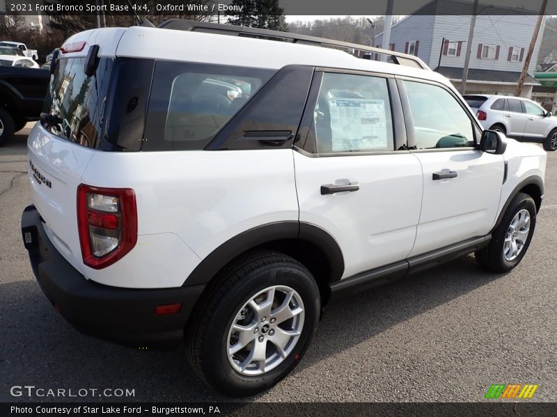 Oxford White / Ebony 2021 Ford Bronco Sport Base 4x4