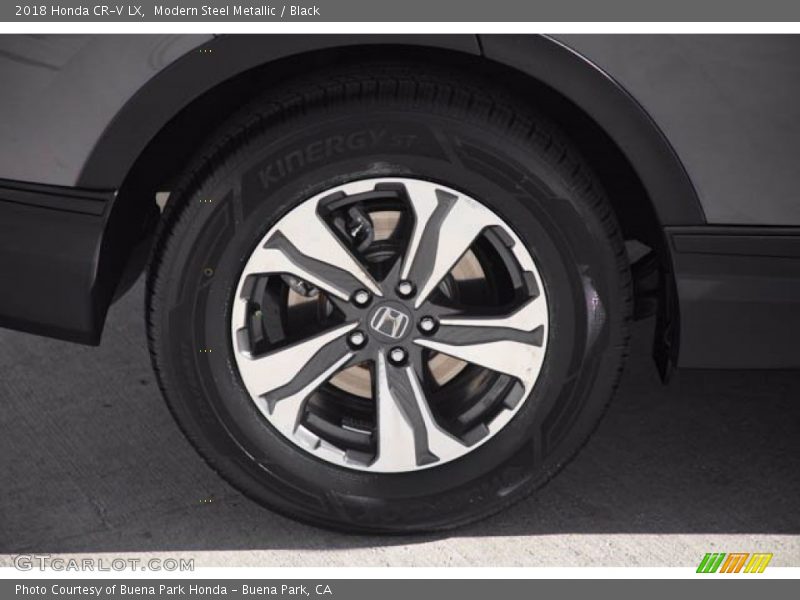 Modern Steel Metallic / Black 2018 Honda CR-V LX