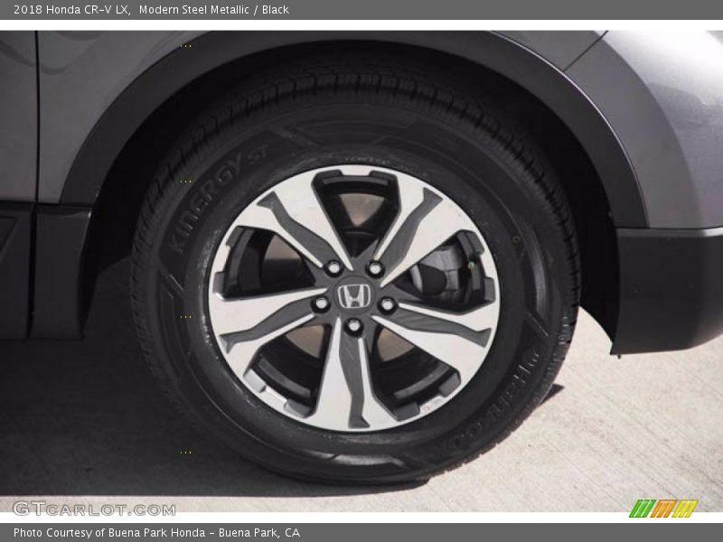 Modern Steel Metallic / Black 2018 Honda CR-V LX