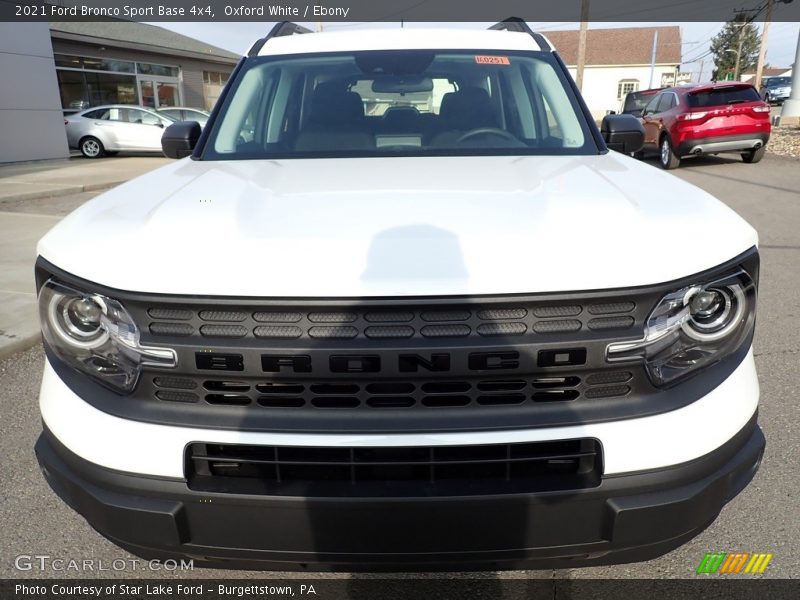 Oxford White / Ebony 2021 Ford Bronco Sport Base 4x4