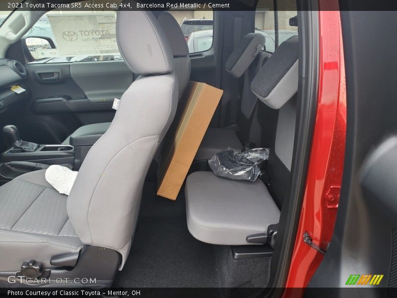 Barcelona Red Metallic / Cement 2021 Toyota Tacoma SR5 Access Cab 4x4