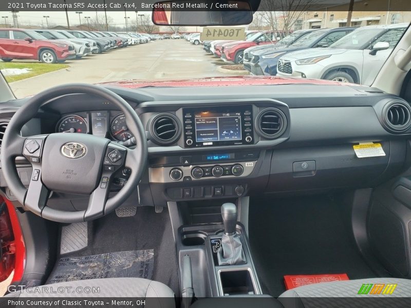 Dashboard of 2021 Tacoma SR5 Access Cab 4x4