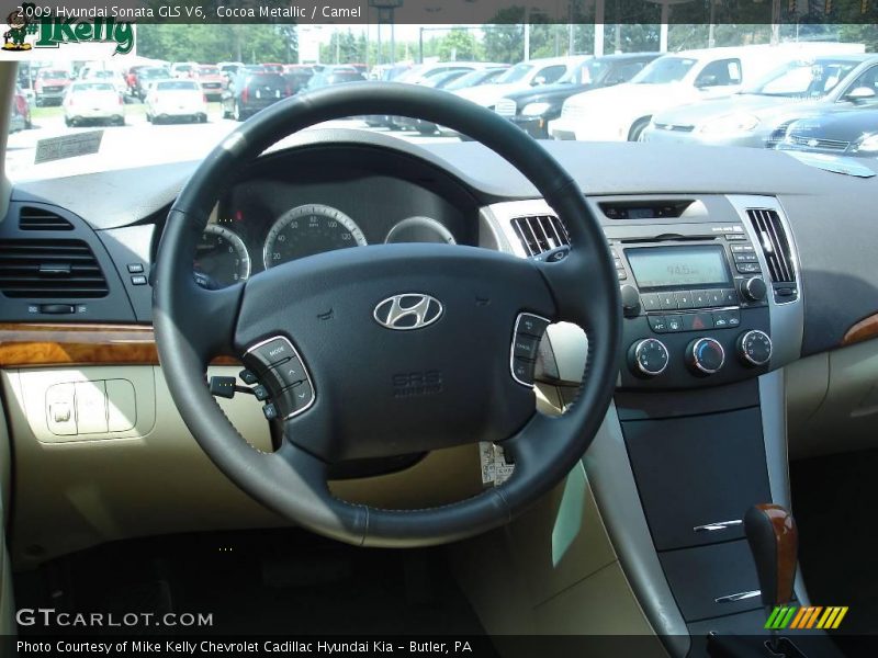 Cocoa Metallic / Camel 2009 Hyundai Sonata GLS V6