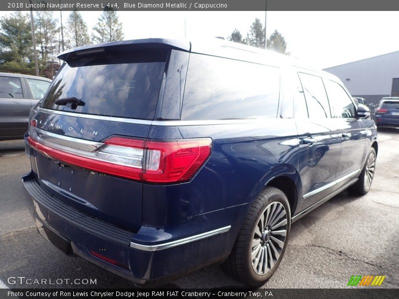 Blue Diamond Metallic / Cappuccino 2018 Lincoln Navigator Reserve L 4x4