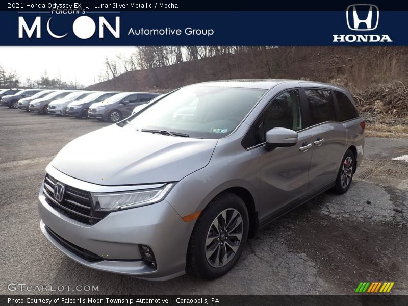 Lunar Silver Metallic / Mocha 2021 Honda Odyssey EX-L