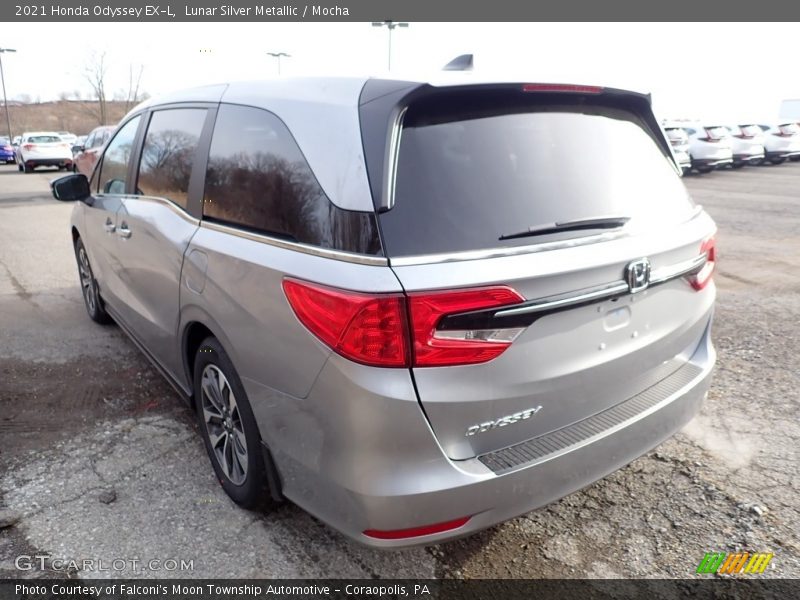 Lunar Silver Metallic / Mocha 2021 Honda Odyssey EX-L