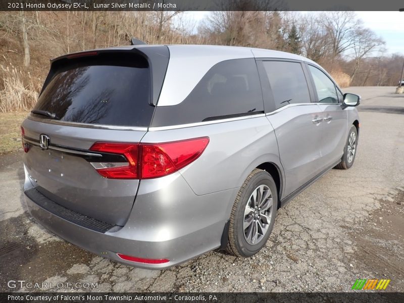 Lunar Silver Metallic / Mocha 2021 Honda Odyssey EX-L