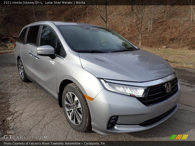 Lunar Silver Metallic / Mocha 2021 Honda Odyssey EX-L