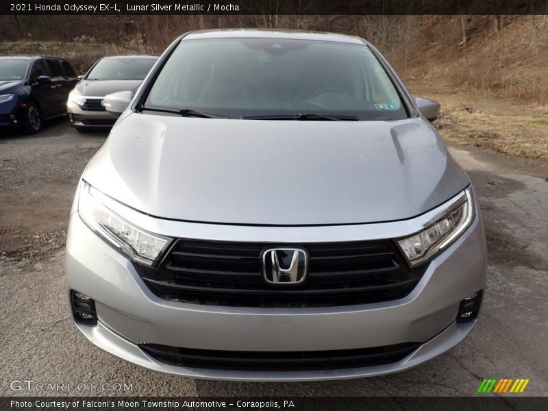 Lunar Silver Metallic / Mocha 2021 Honda Odyssey EX-L