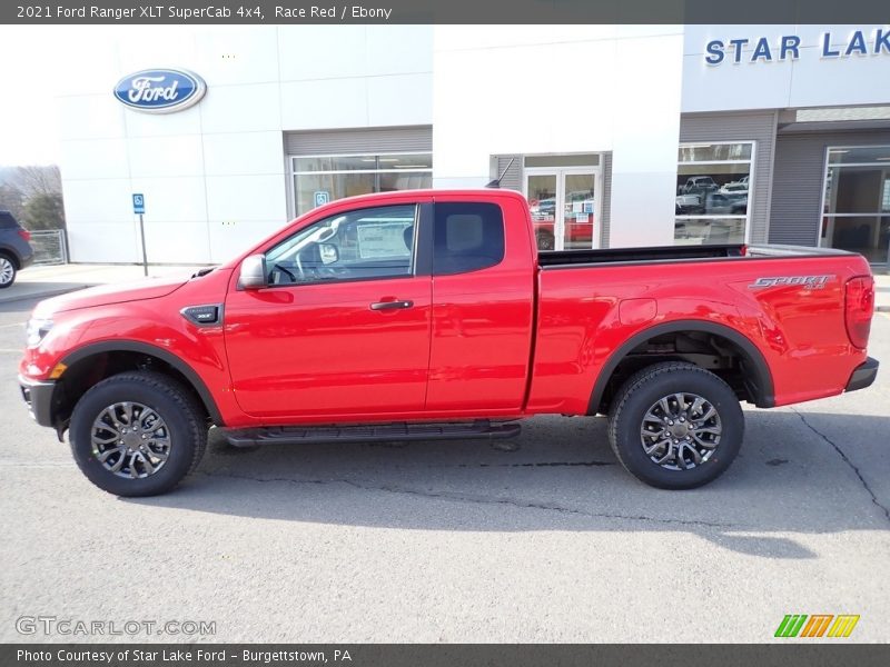 Race Red / Ebony 2021 Ford Ranger XLT SuperCab 4x4