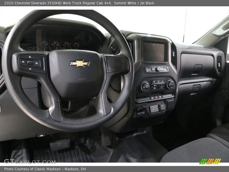 Dashboard of 2020 Silverado 3500HD Work Truck Regular Cab 4x4