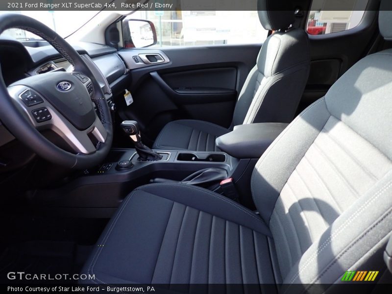 Front Seat of 2021 Ranger XLT SuperCab 4x4