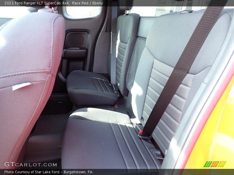 Rear Seat of 2021 Ranger XLT SuperCab 4x4