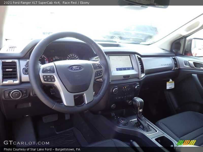 Dashboard of 2021 Ranger XLT SuperCab 4x4