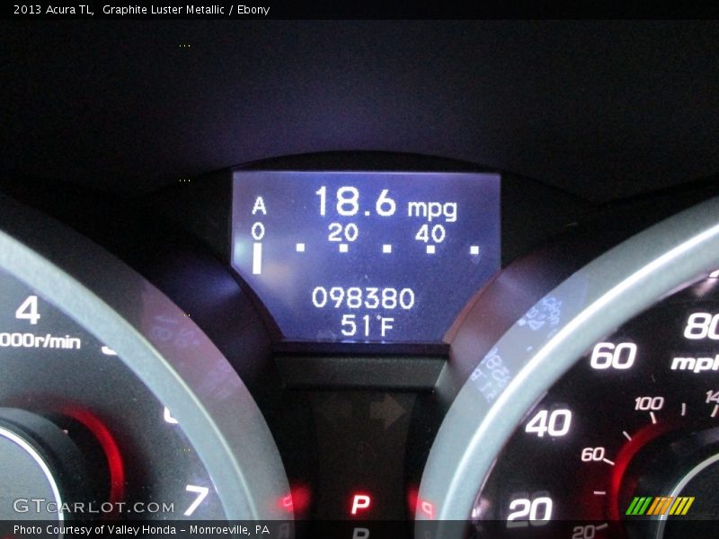 Graphite Luster Metallic / Ebony 2013 Acura TL
