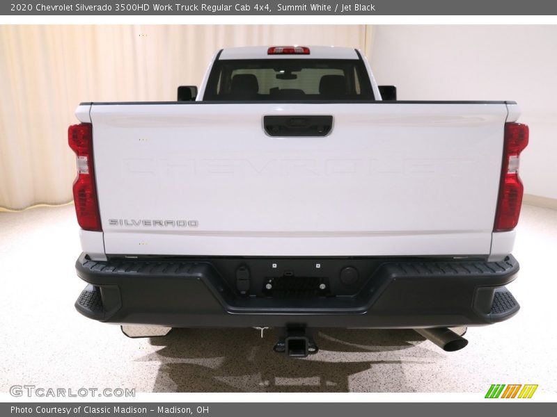 Summit White / Jet Black 2020 Chevrolet Silverado 3500HD Work Truck Regular Cab 4x4