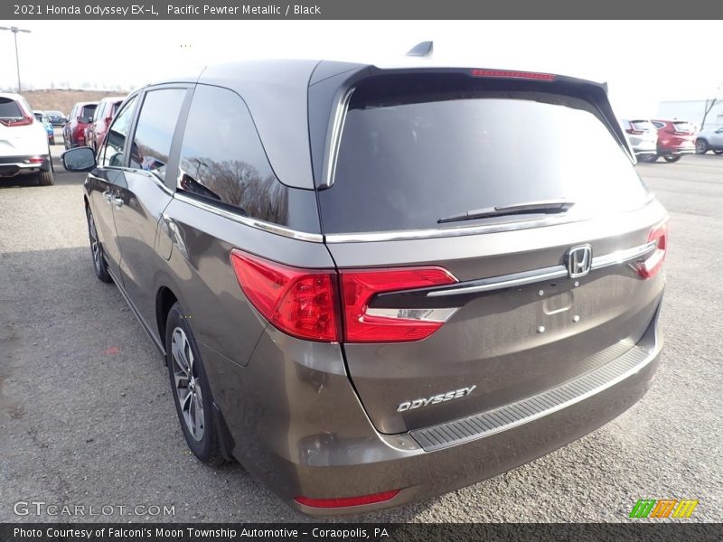 Pacific Pewter Metallic / Black 2021 Honda Odyssey EX-L
