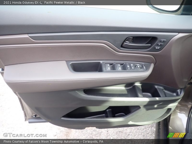 Pacific Pewter Metallic / Black 2021 Honda Odyssey EX-L