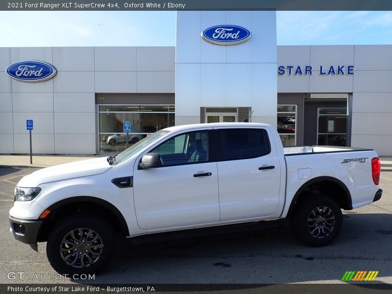 Oxford White / Ebony 2021 Ford Ranger XLT SuperCrew 4x4