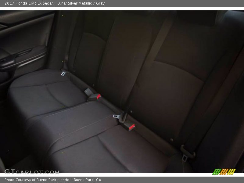 Lunar Silver Metallic / Gray 2017 Honda Civic LX Sedan