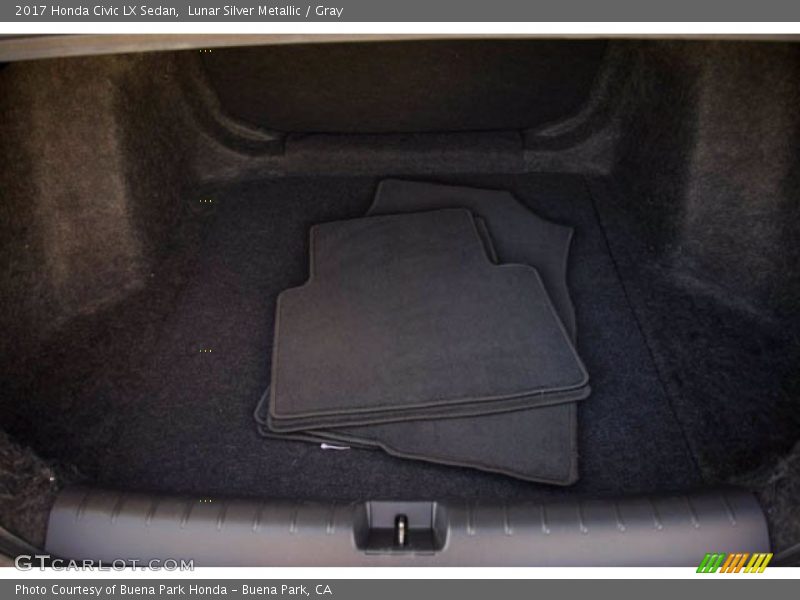 Lunar Silver Metallic / Gray 2017 Honda Civic LX Sedan
