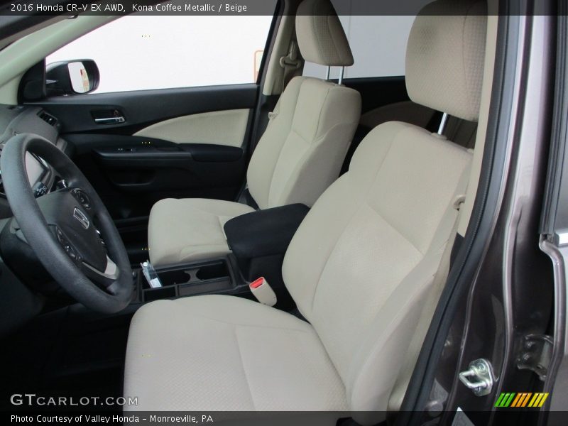 Kona Coffee Metallic / Beige 2016 Honda CR-V EX AWD