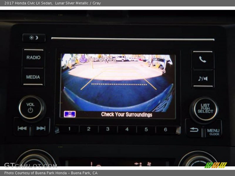 Lunar Silver Metallic / Gray 2017 Honda Civic LX Sedan