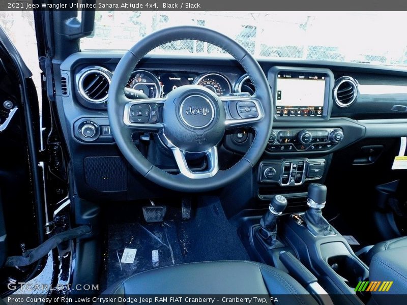 Black / Black 2021 Jeep Wrangler Unlimited Sahara Altitude 4x4