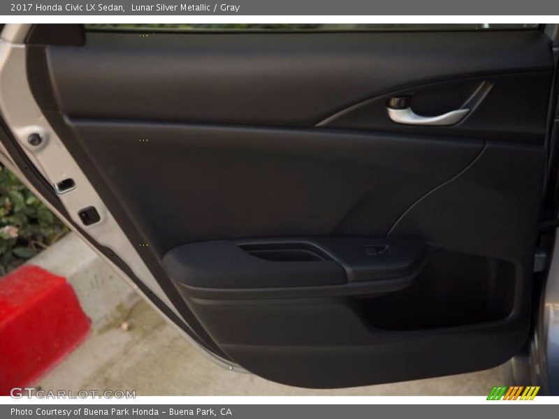 Lunar Silver Metallic / Gray 2017 Honda Civic LX Sedan