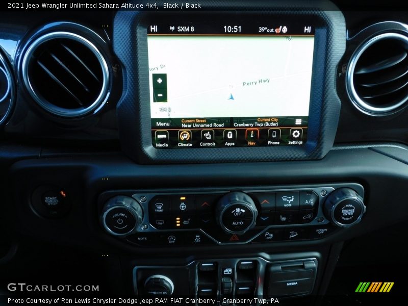 Black / Black 2021 Jeep Wrangler Unlimited Sahara Altitude 4x4