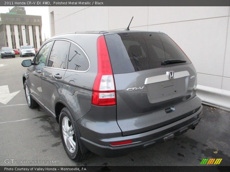 Polished Metal Metallic / Black 2011 Honda CR-V EX 4WD