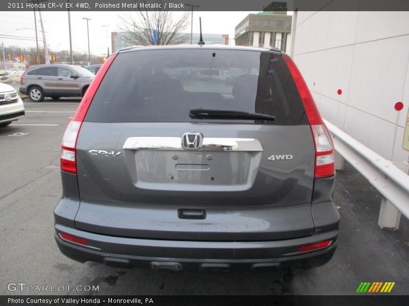 Polished Metal Metallic / Black 2011 Honda CR-V EX 4WD
