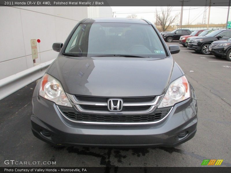 Polished Metal Metallic / Black 2011 Honda CR-V EX 4WD