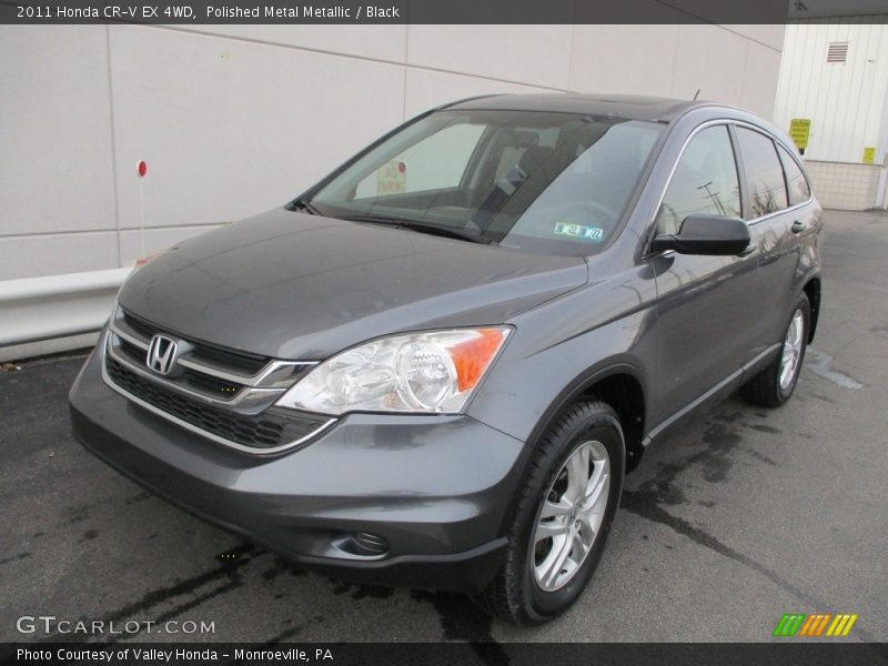 Polished Metal Metallic / Black 2011 Honda CR-V EX 4WD