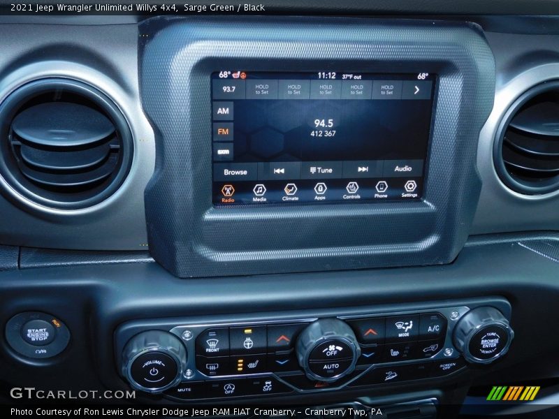 Sarge Green / Black 2021 Jeep Wrangler Unlimited Willys 4x4
