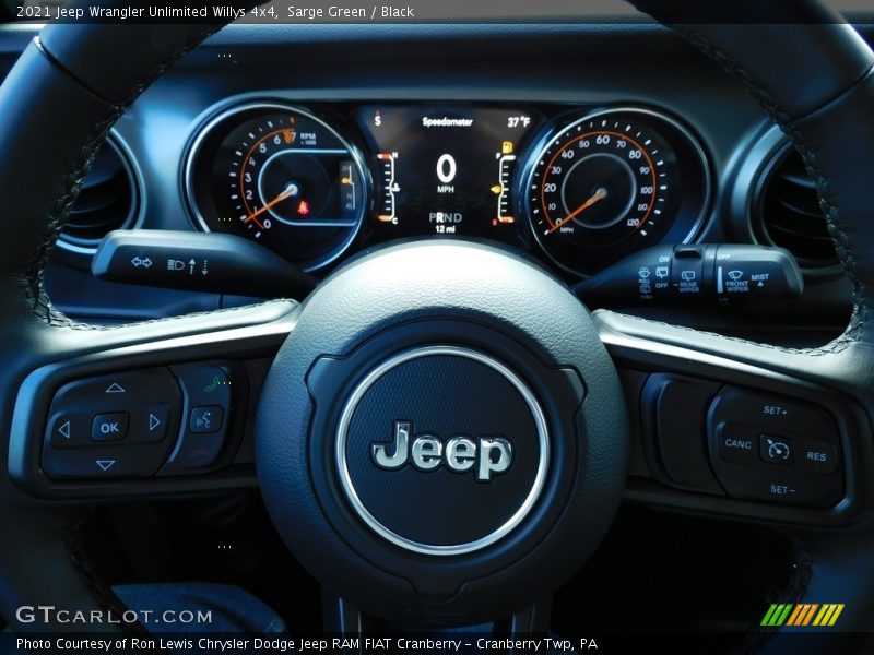 Sarge Green / Black 2021 Jeep Wrangler Unlimited Willys 4x4