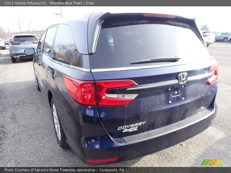 Obsidian Blue Pearl / Gray 2021 Honda Odyssey LX