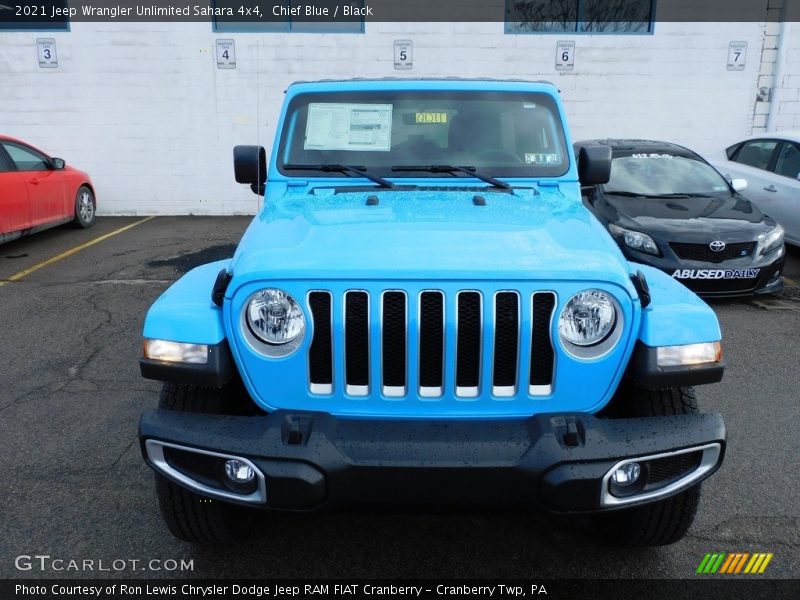 Chief Blue / Black 2021 Jeep Wrangler Unlimited Sahara 4x4