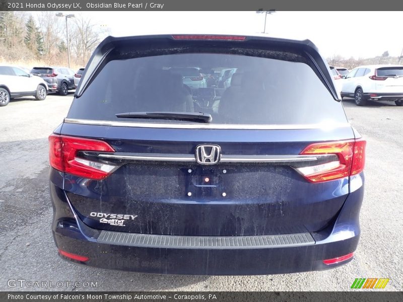 Obsidian Blue Pearl / Gray 2021 Honda Odyssey LX