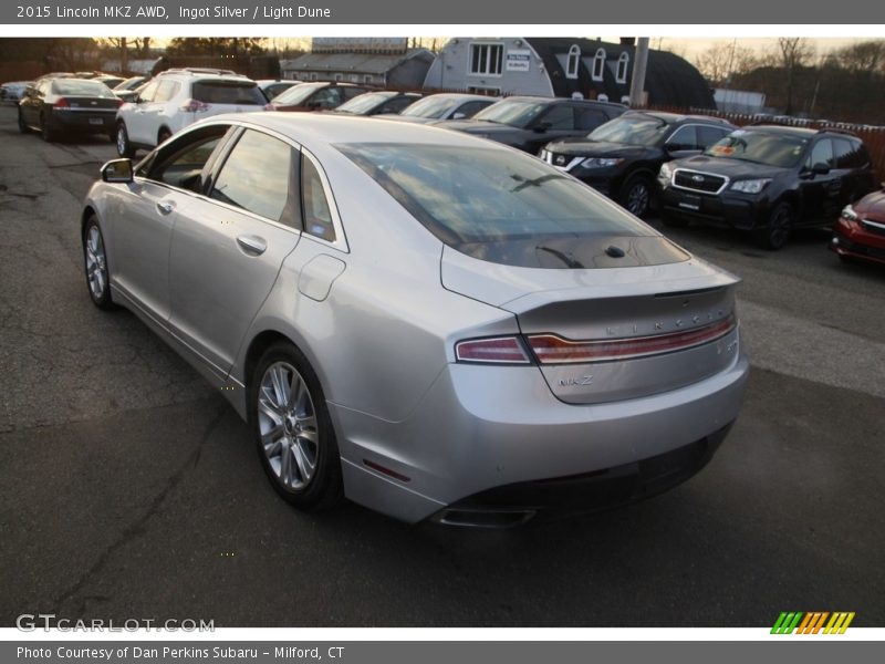 Ingot Silver / Light Dune 2015 Lincoln MKZ AWD