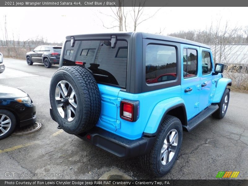 Chief Blue / Black 2021 Jeep Wrangler Unlimited Sahara 4x4