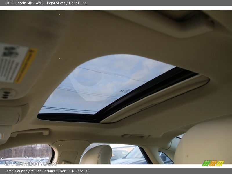 Ingot Silver / Light Dune 2015 Lincoln MKZ AWD
