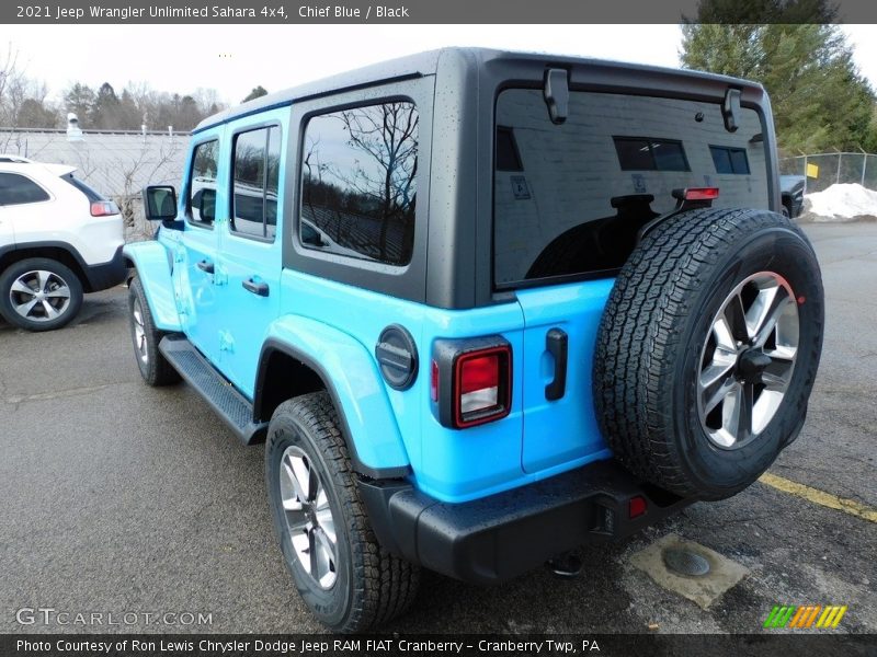 Chief Blue / Black 2021 Jeep Wrangler Unlimited Sahara 4x4