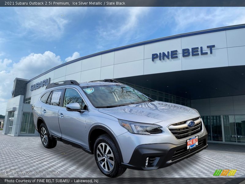 Ice Silver Metallic / Slate Black 2021 Subaru Outback 2.5i Premium