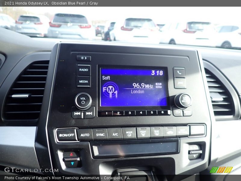 Obsidian Blue Pearl / Gray 2021 Honda Odyssey LX
