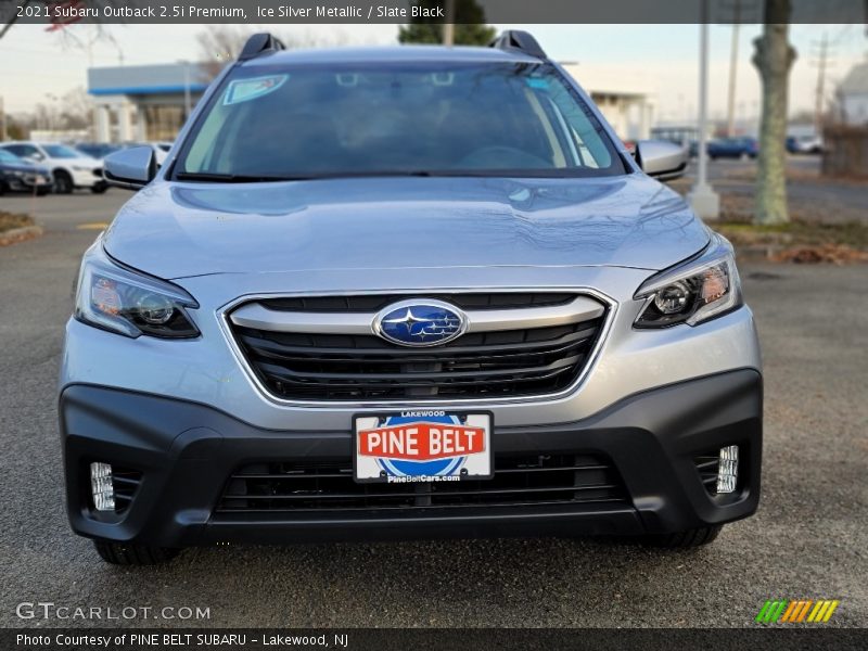 Ice Silver Metallic / Slate Black 2021 Subaru Outback 2.5i Premium