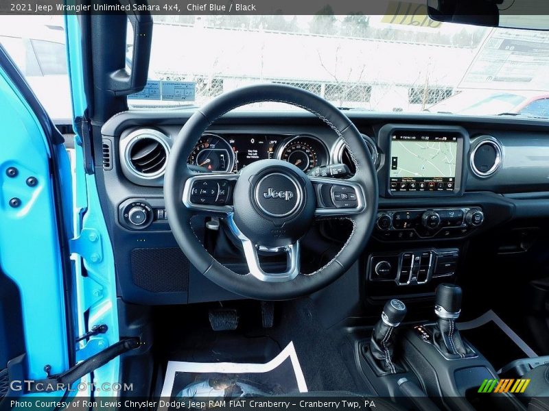 Dashboard of 2021 Wrangler Unlimited Sahara 4x4