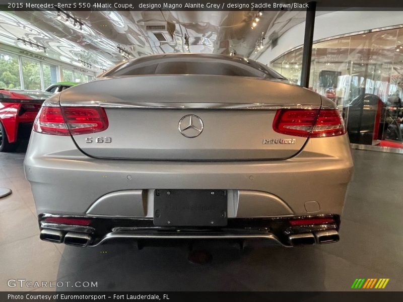 designo Magno Alanite Grey / designo Saddle Brown/Black 2015 Mercedes-Benz S 550 4Matic Coupe