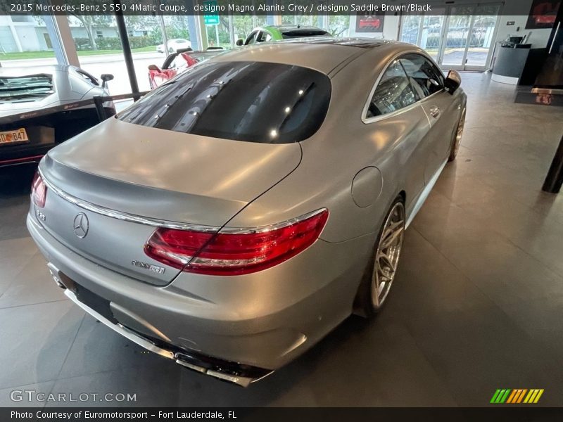 designo Magno Alanite Grey / designo Saddle Brown/Black 2015 Mercedes-Benz S 550 4Matic Coupe