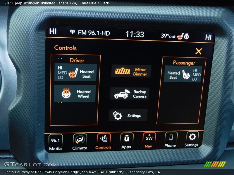 Chief Blue / Black 2021 Jeep Wrangler Unlimited Sahara 4x4